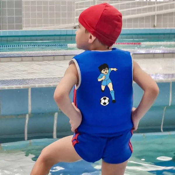 Maillot de Bain Flottant Garçon : Champion des Mers - Boueelicorne.com